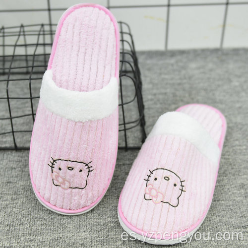 Pink Hello Kitty Slipper Encantadora mujer Slipper